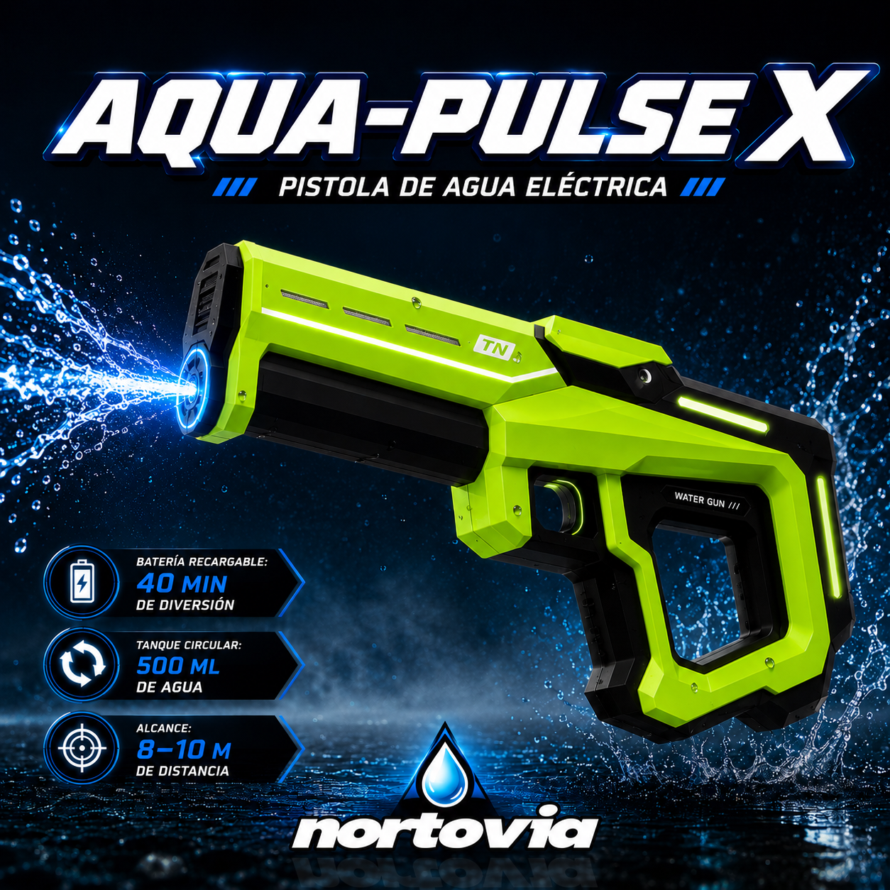 PISTOLA ELÉCTRICA AQUA-PULSE X