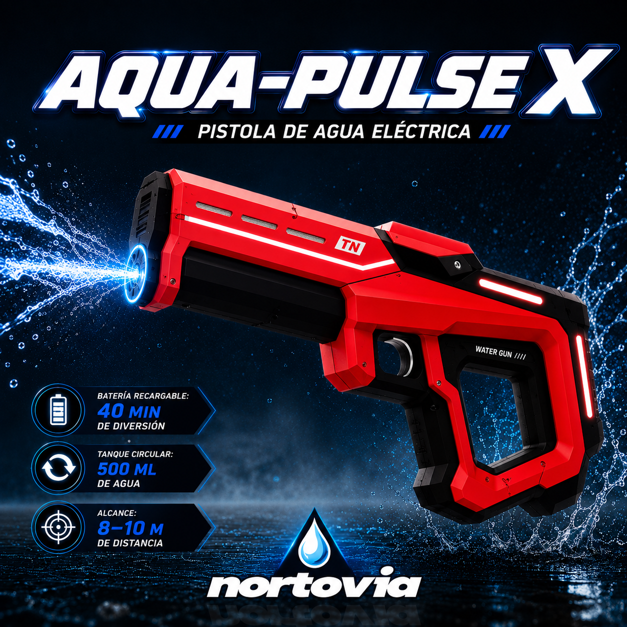 PISTOLA ELÉCTRICA AQUA-PULSE X